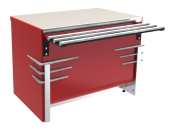 Прилавок нейтральный длиной 1105 мм без полки линии раздачи Case Челябторгтехника RN12В Case 