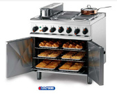 Плита электрическая напольная c 6 конфорками и духовым шкафом Lincat OE7008