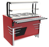 Прилавок  холодильный с углублением 100 мм длиной 1105 мм линии раздачи Case Челябторгтехника RС12A Case