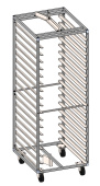 Тележка-шпилька Zucchelli Forni s.p.a. Rack 40x60 (15ур.) для 15 противней 60*40 см для ротационной печи Minirotor E 40х60