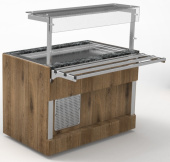 Прилавок холодильный с углублением 20 мм длиной 1505 мм линии раздачи Capital Челябторгтехника RC13AS Capital 