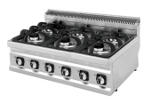Плита Kocateq MCGR 127 газовая 6 конфорок, настольная линия 700 