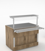 Прилавок нейтральный длиной 1105 мм с полкой линии раздачи Capital Челябторгтехника RN12A Capital 