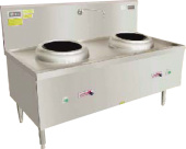 Плита индукционная WOK напольная с 2 конфорками Ø 40 см Kocateq DC1890/400/5+8