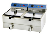 Фритюрница Kocateq BEF102V электрическая 2 ванны 10+10 л 