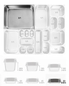 Гастроемкость из нержавеющей стали GN2/1*2 см Kocateq 21020-62