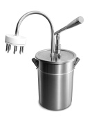 Дозатор объемом 4,5 л с многоигольной насадкой для соусов и дозированием рычагом Kalando KD027