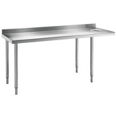 Стол производственный пристенный 70*160*90 см для сбора отходов Angelo Po 16TAFD