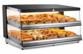 Витрина тепловая Kocateq RTR 121D настольная, для самообслуживания, двухъярусная, с подсветкой 