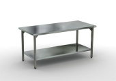 Стол производственный островной 60*60*87 см с полкой Кобор СП-60/60 