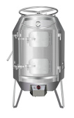 Печь для утки по-пекински Kocateq DH DR 935/G NW газовая, с ручным приводом