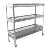 Стеллаж разборный для подносов Кобор СДПК-150/53/430