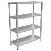 Стеллаж разборный со сплошными полками Кобор СКТР-70/40 