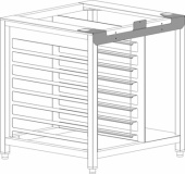 Стенд открытый 4 ур.GN1/1 или 60*40 см для PO/SPO Smeg STDM