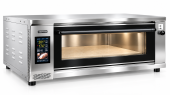 Печь статическая Kocateq EBO 64x2 LCD 1-камерная с подом 66*88,6 см с парогенератором (подключение к воде) 