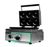 Вафельница Kocateq GH 15D GL для пончиков, 6 шт Ø75 мм