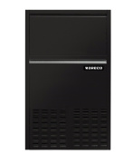 Льдогенератор Koreco AZ 80/25 SI black для пальчикового льда, 80 кг/сут, бункер 25 кг, со стальным чёрным матовым корпусом, с подключением к водопроводу