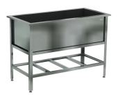 Ванна котломоечная Кобор ВМС/1-120/60/430 размером 60*120*87 см, сварная, 1 секционная, без борта