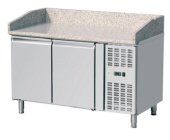 Стол для пиццы Koreco SPZ/2600TN холодильный, с 2 дверьми для формата 60*40 см
