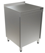 Стол-тумба производственный пристенный 70*60*87 см, 1 распашная дверь Кобор СТБ-60/70/Р