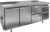 Стол морозильный гастронормированный 70*183,5*85 см с 2 дверьми и 2 ящиками Hicold GN112/BT