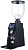 Кофемолка OROMO CG 64 Matt Black с бункером для зерна 1 кг, жернова Ø64 мм, счетчик порций, с черным матовым корпусом, работа по времени