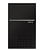 Льдогенератор Koreco AZ 40/13 CUBE BLACK для кубикового льда, 40 кг/сут, бункер 13 кг, со стальным чёрным матовым корпусом, с подключением к водопроводу