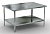 Стол производственный островной 60*180*87 см с полкой Кобор СП-180/60/430