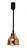 Лампа тепловая Scholl 22001/MK (B0021) с ИК нагревом, подвесная, цвет плафона медный
