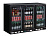 Витрина холодильная Koreco SC 315G барная объемом 335 л с распашными дверьми, с 2 полками