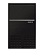 Льдогенератор Koreco AZ 80/25 SI black для пальчикового льда, 80 кг/сут, бункер 25 кг, со стальным чёрным матовым корпусом, с подключением к водопроводу