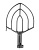 Лопатка Kocateq M30APL BEATER для планетарного миксера M 30 APL